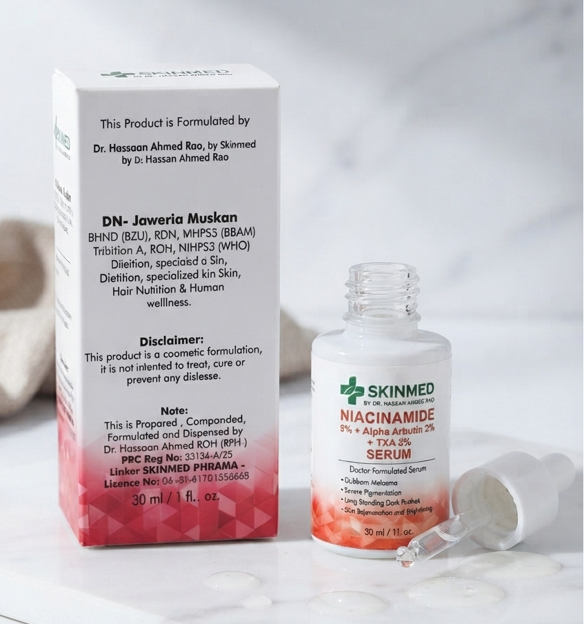 SKINMED Melasma Bundle ( 18 % Off ) Made Under SKINMED PHARMA | For All Types of Stubborn, Long Standing, Treatment Resistant Pigmentation & Melasma , Skin Rejuvenation & Wrinkling - COD & Free Delivery 🚚