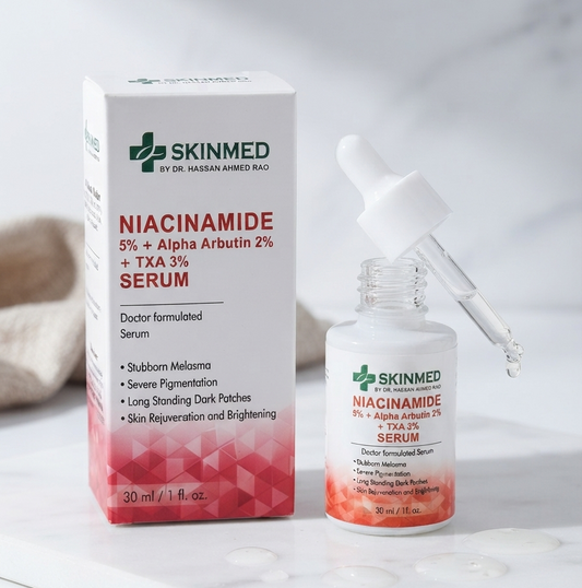 SKINMED-Pakistan's First Triple Action Melasma Treatment Serum Made Under SKINMED PHARMA.