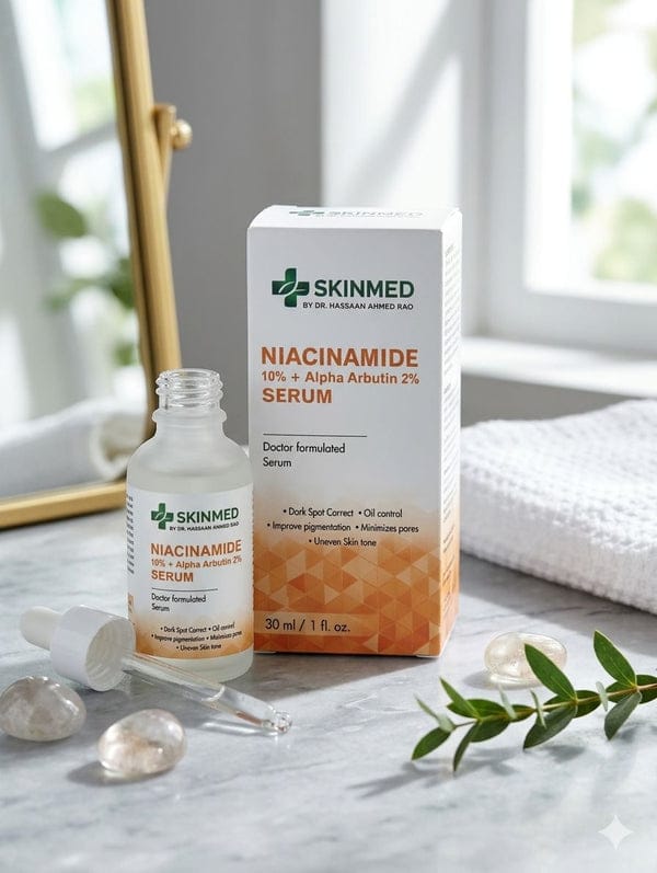 SKINMED - Pakistan's First Niacinamide + Alpha Arbutin Serum Made Under SKINMED PHARMA